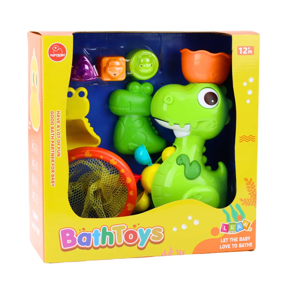 Dinozaurų vonios žaislų rinkinys vaikams