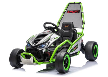 DM‑107 – 24V 7Ah – 2×200W „Mute Motor“ – DRIFT – Žalias