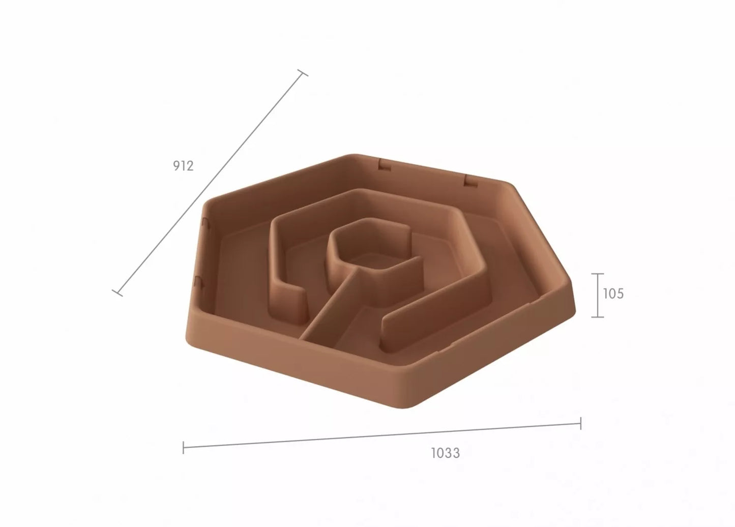 MASTERKIDZ šešiakampis smėlio ir vandens žaidimų stalas su reguliuojamo aukščio labirintu