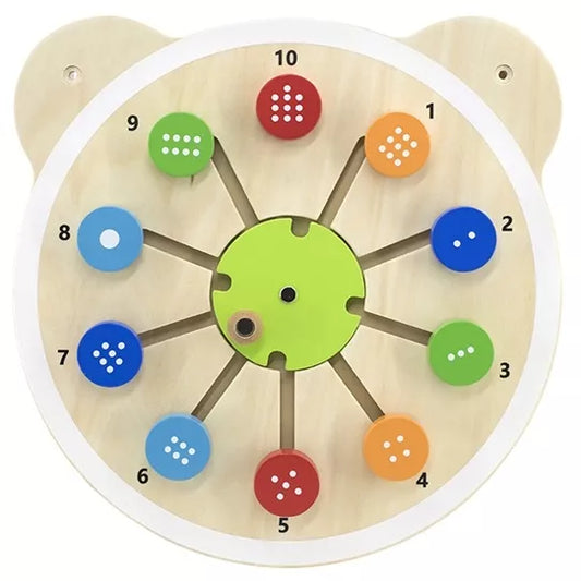 VIGA medinė rungtynių skaičių lenta, sertifikuota FSC Montessori