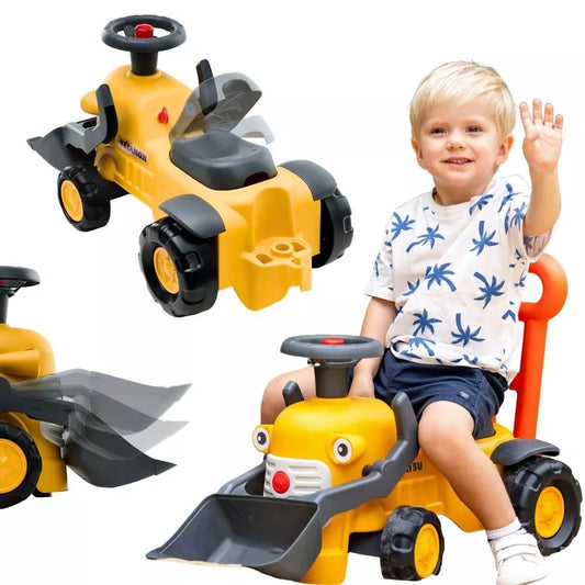 FALK Komatsu paspiriamas traktorius su kaušu ir signalu