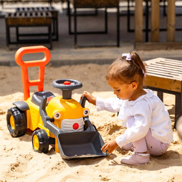 FALK Komatsu paspiriamas traktorius su kaušu ir signalu