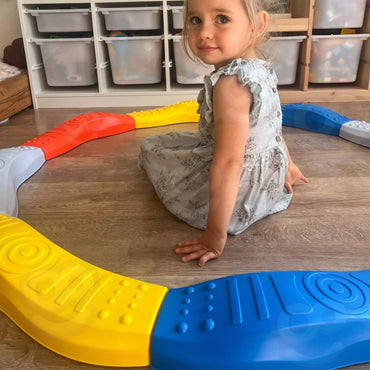 „WOOPIE“ modulinis pusiausvyros takelis – sensorinis takas „Circle“