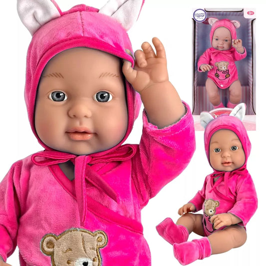 WOOPIE ROYAL kūdikio lėlė meškiuko kostiume 46 cm