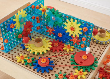 MASTERKIDZ mišrių krumpliaračių priedų rinkinys STEM sienų plokštėms, 198 vnt.