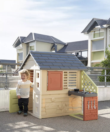 „Smoby“ gamtos namelis su virtuvėle + 17 priedų