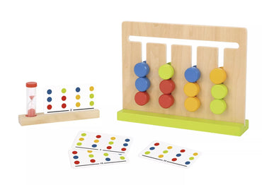 TOOKY TOY Montessori dėlionės laiko logikos žaidimo spalvos