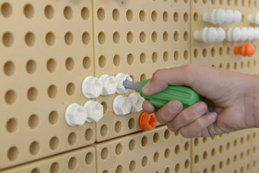 MASTERKIDZ Rankinių įrankių rinkinys (6 vnt.) – atsuktuvas ir veržliaraktis STEM mokslo ir edukacinei lentelei