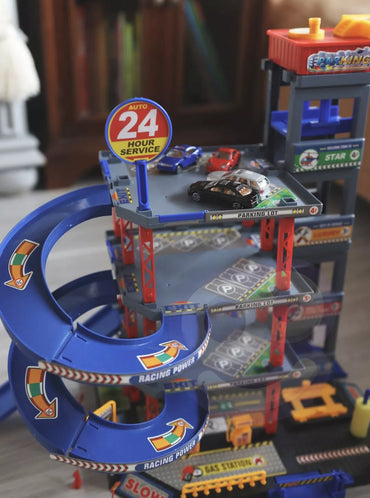 WOOPIE kelių aukštų automobilių stovėjimo aikštelė, automobilių plovimo malūnsparnis