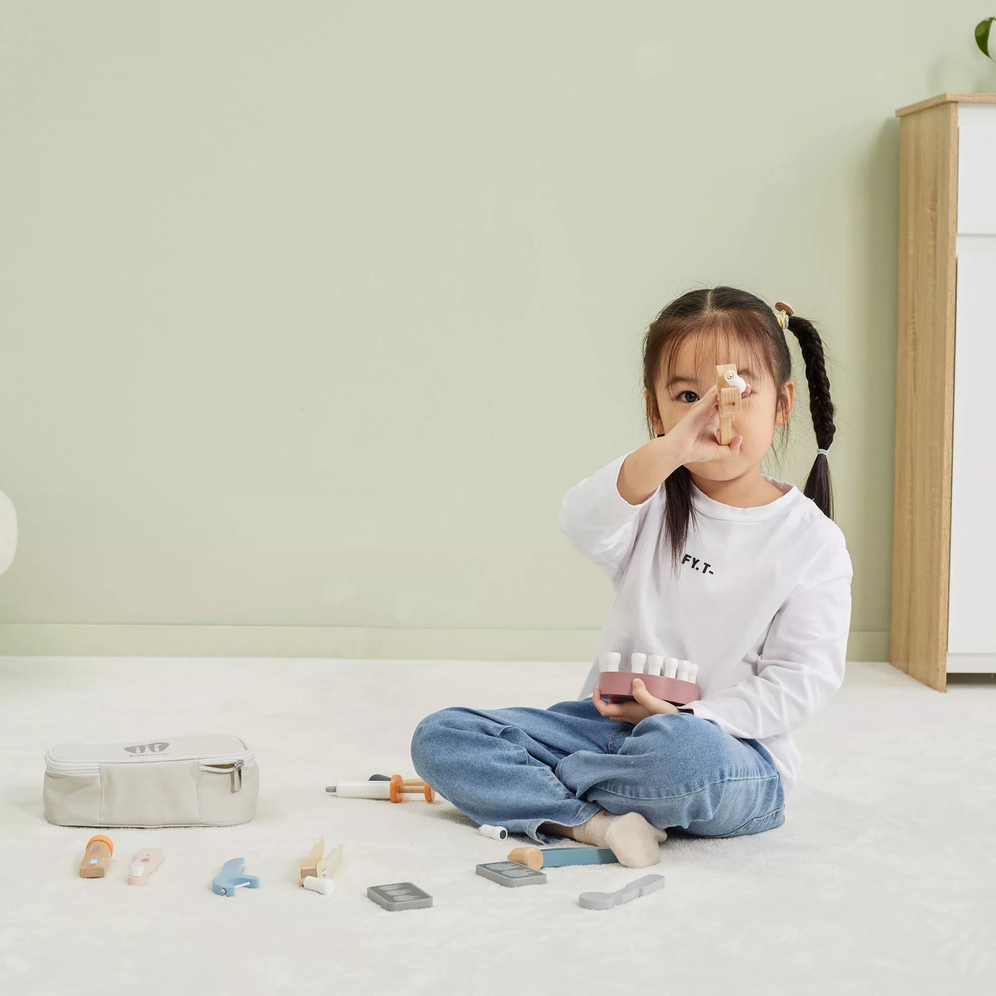 Medinis odontologo rinkinio krepšys