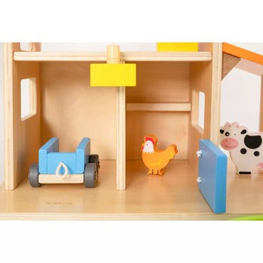 VIGA medinis ūkininko namelis su sodu ir traktoriumi, 21 dalis