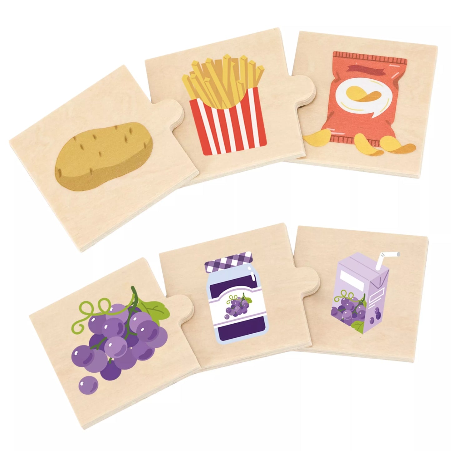 VIGA dėlionių rinkinys „Atraskite gamtos ir maisto ryšį“