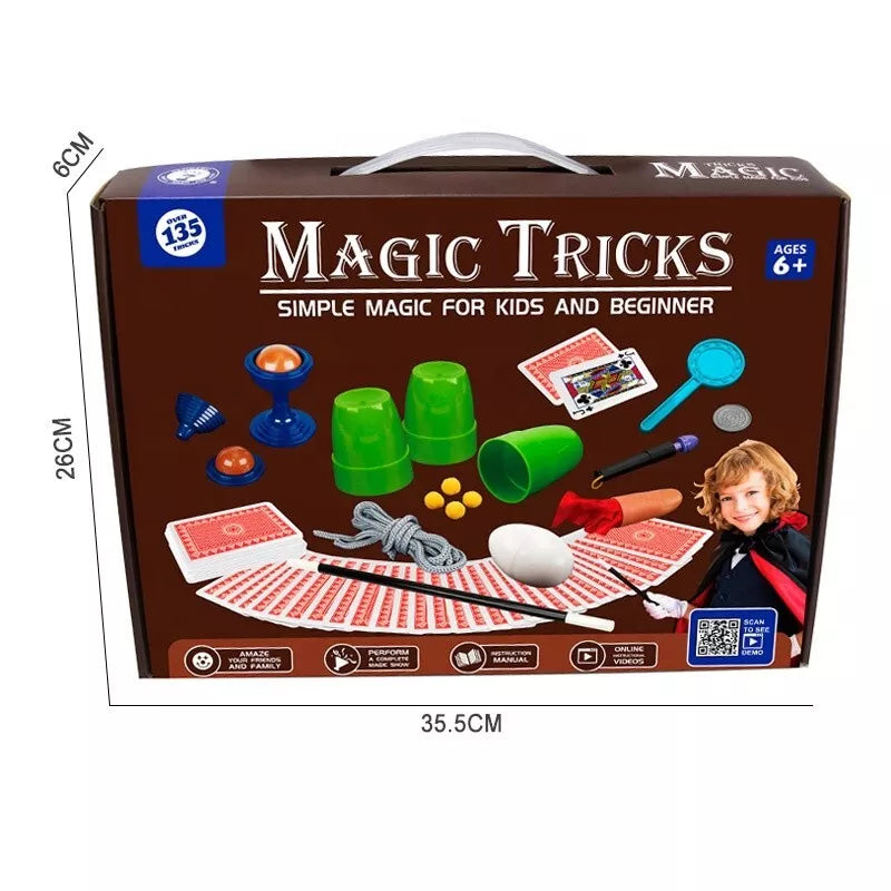 WOOPIE mažojo mago rinkinys – kortos ir iliuzijos, 135 triukai