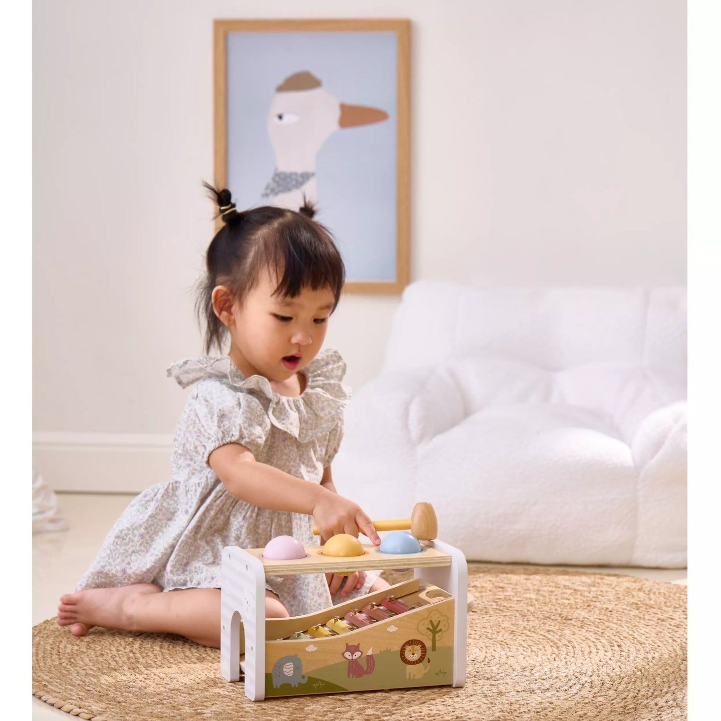 VIGA medinis rinkinys „Knockout“ + ksilofonas 2 viename