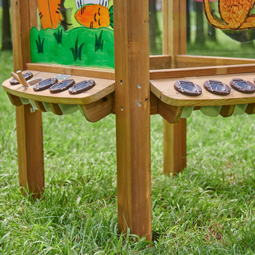 Masterkidz 4 pusių skaidri akrilinė piešimo lenta su puodeliais