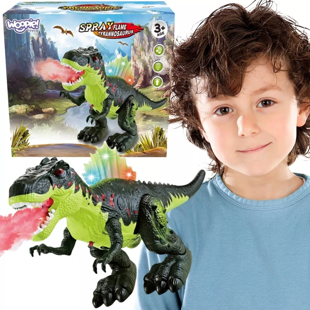 WOOPIE Vaikščiojantis dinozauras Tyrannosaurus Rex šviesos ir garso efektai