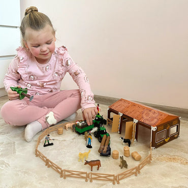 WOOPIE mažojo ūkininko XL rinkinys – ūkio figūrėlės
