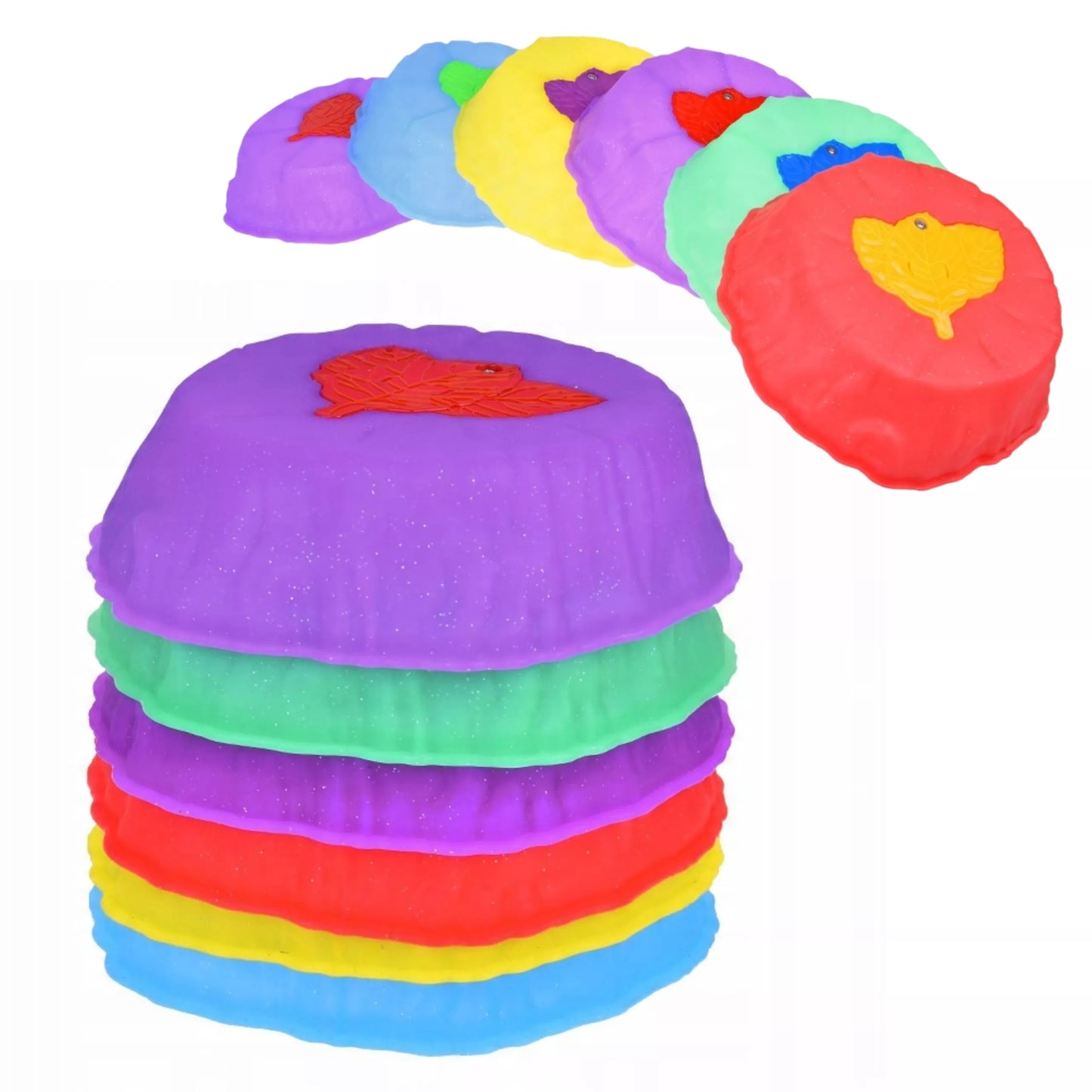 WOOPIE sensoriniai balanso akmenys – šviečiantys, lavinantys pusiausvyrą, 6 vnt.