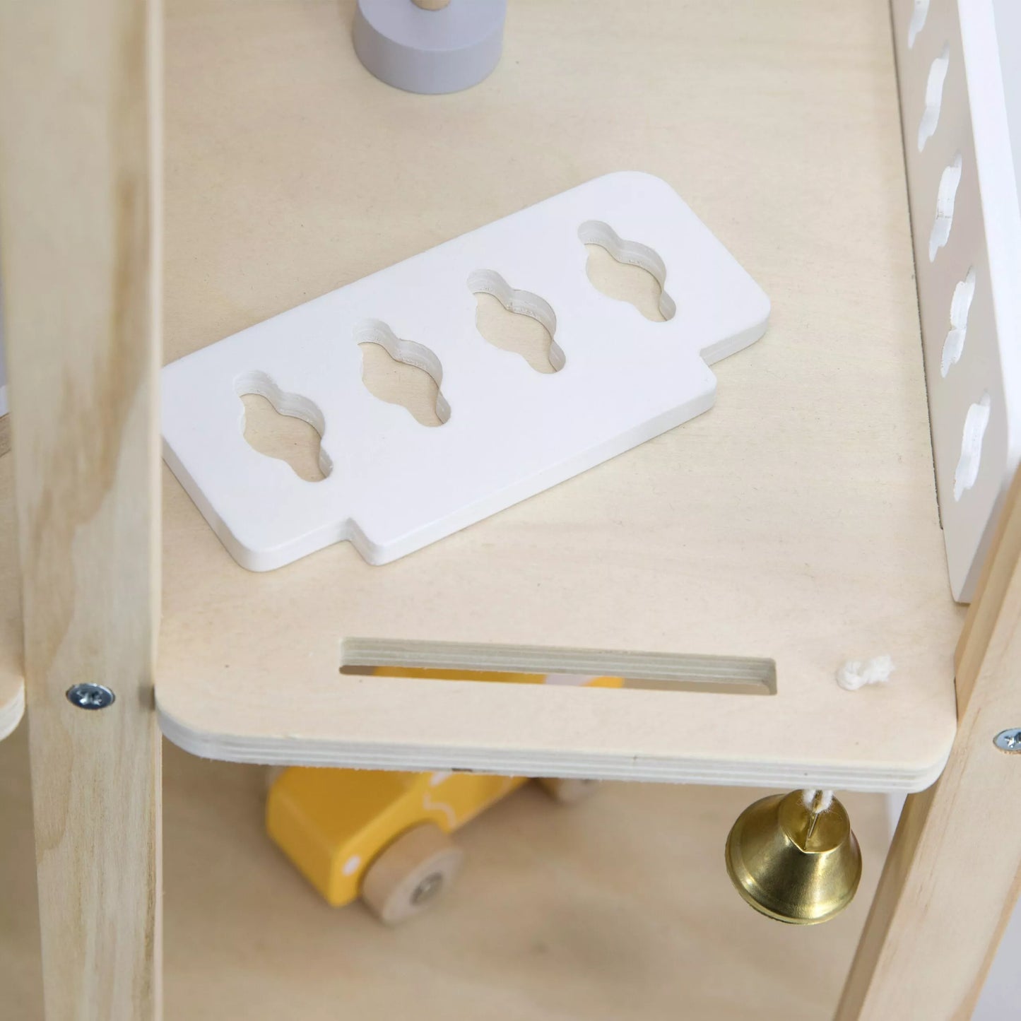 VIGA medinis lėlių namelio rinkinys su lėlėmis ir aksesuarais