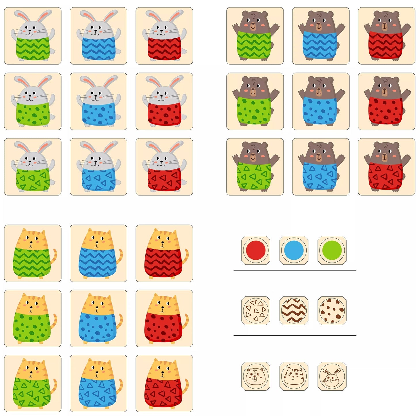 VIGA medinė dėlionė greitiems rungtynėms, 27 vnt.