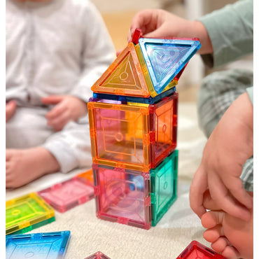 WOOPIE 3D Montessori magnetinės konstravimo kaladėlės