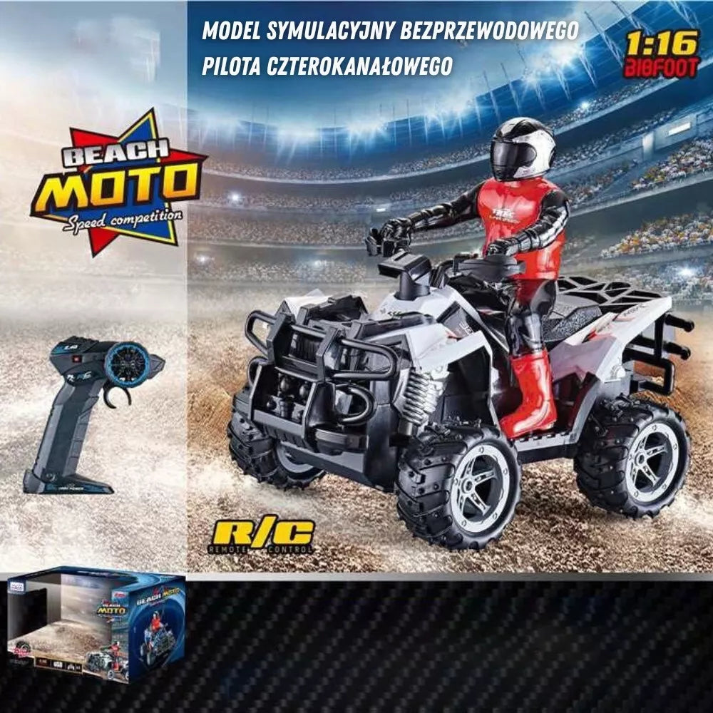 WOOPIE nuotoliniu būdu valdomas keturratis 2.4GHz