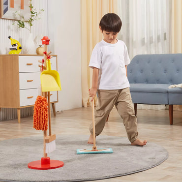 Medinis valymo priemonių rinkinys 6 vnt.