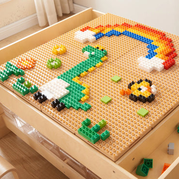 MASTERKIDZ 4 statybinių plokštelių rinkinys STEM sieninei lentai