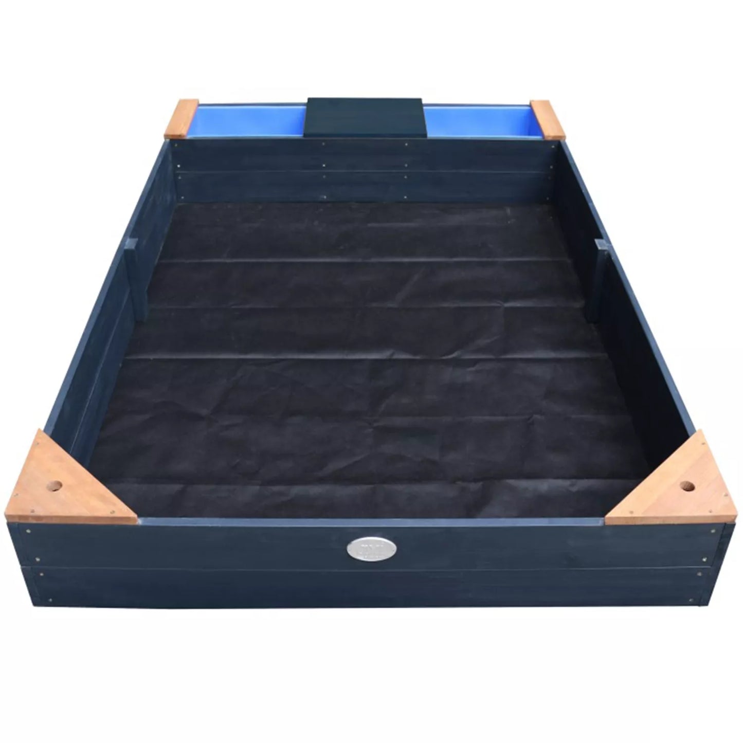 AXI didelė smėlio dėžė su konteineriais, sėdyne ir dangčiu