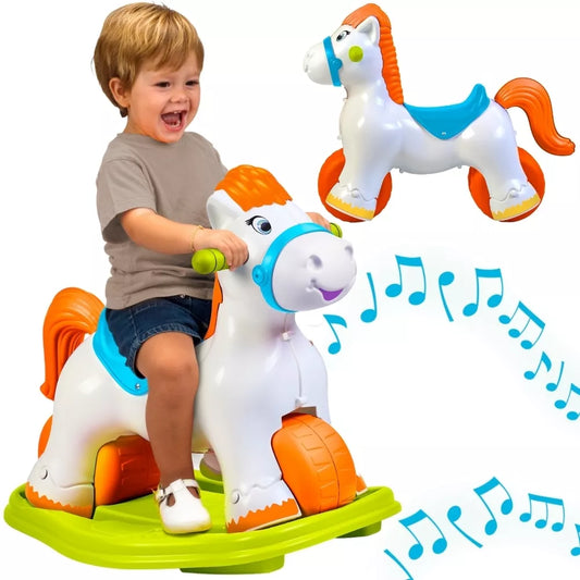 FEBER interaktyvus supamasis arkliukas 2in1 – bėgiojantis ir jojantis