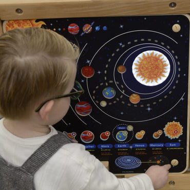 MASTERKIDZ Edukacinė Šviečianti Saulės Sistemos Lenta