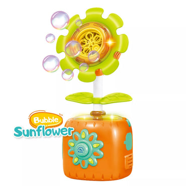 Woopie „Saulėgrąža“ automatinė burbulų mašinėlė su šviesomis ir muzika