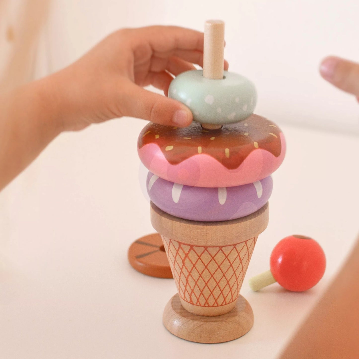 Woopie GREEN mediniai ledai (12 el.)