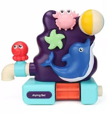 WOOPIE BABY vonios žaislas, maišytuvas, perpildymo fontanas, krioklys, delfinas