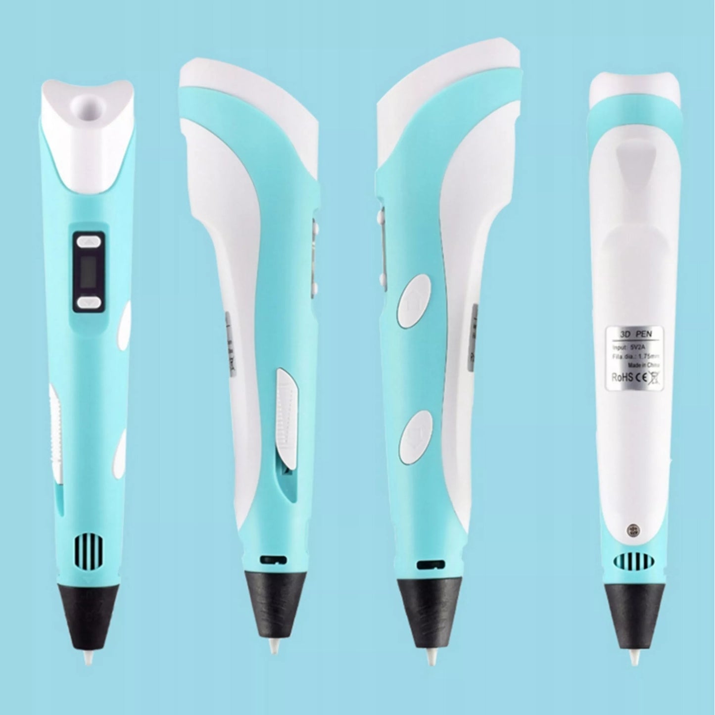 WOOPIE 3D rašiklis vaikams su LED ekranu