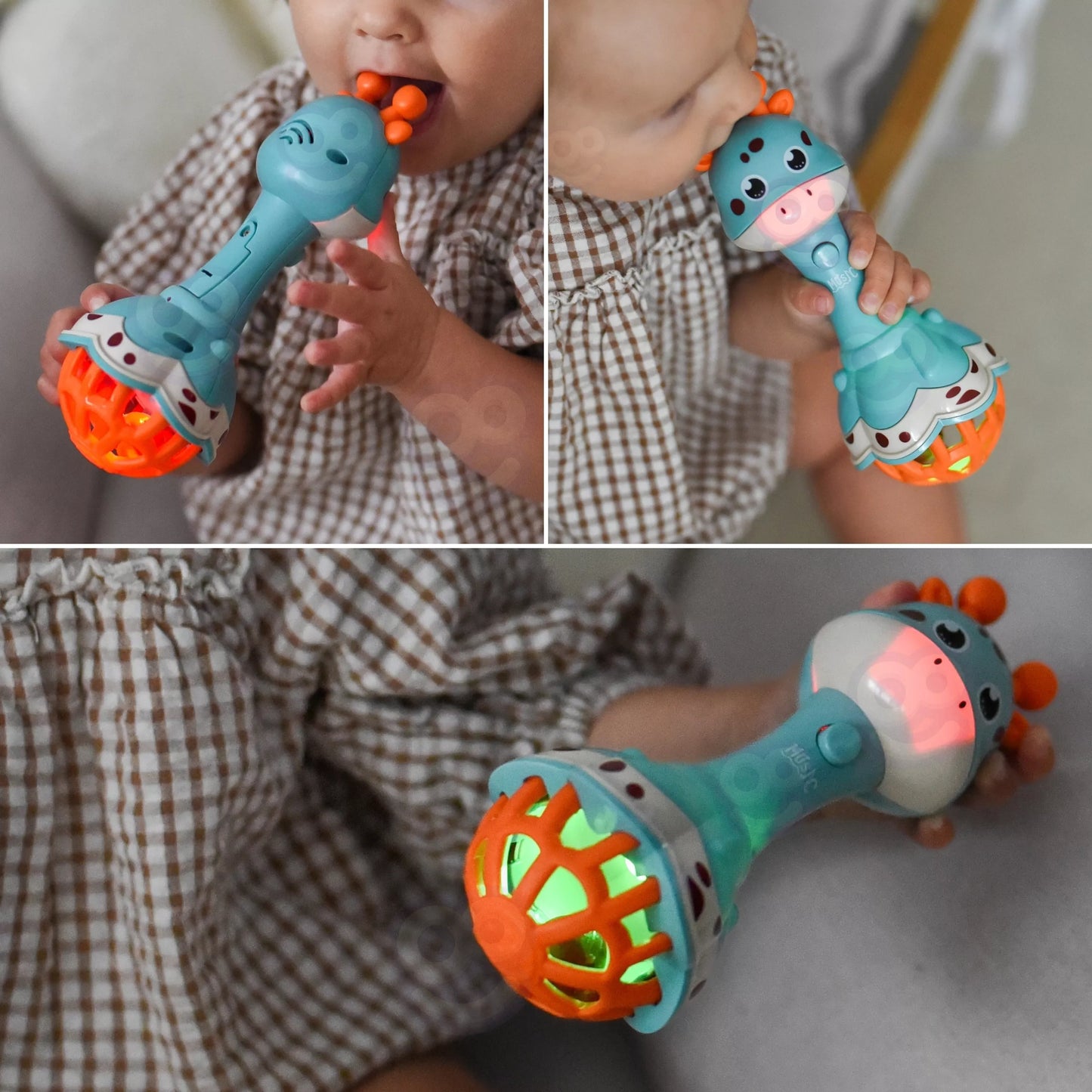 Woopie Muzikinis barškutis su šviesomis