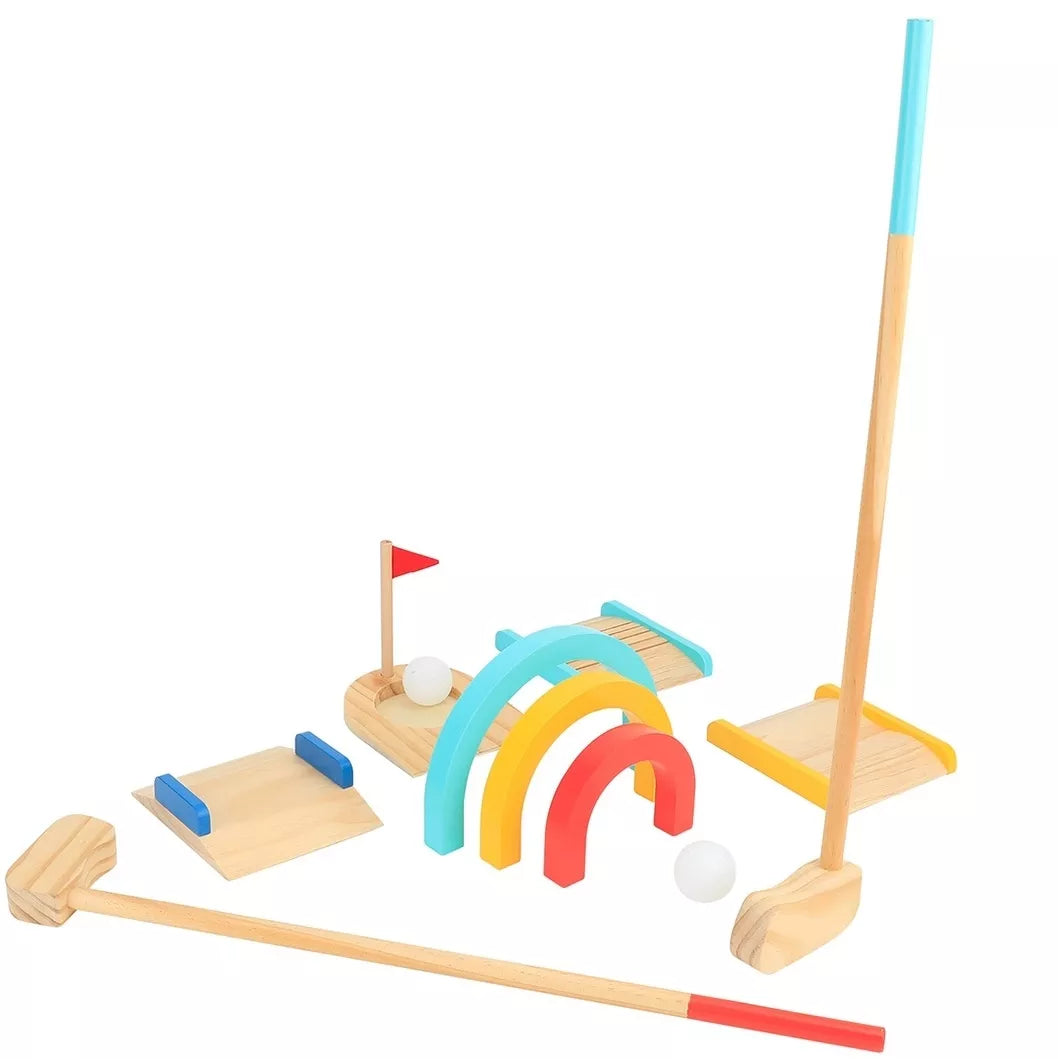 TOOKY TOY Medinis mini golfo rinkinys