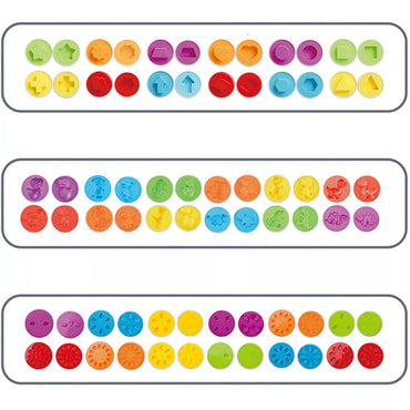 Montessori mokomasis gaidžio rūšiuotojas figūrų mokymuisi