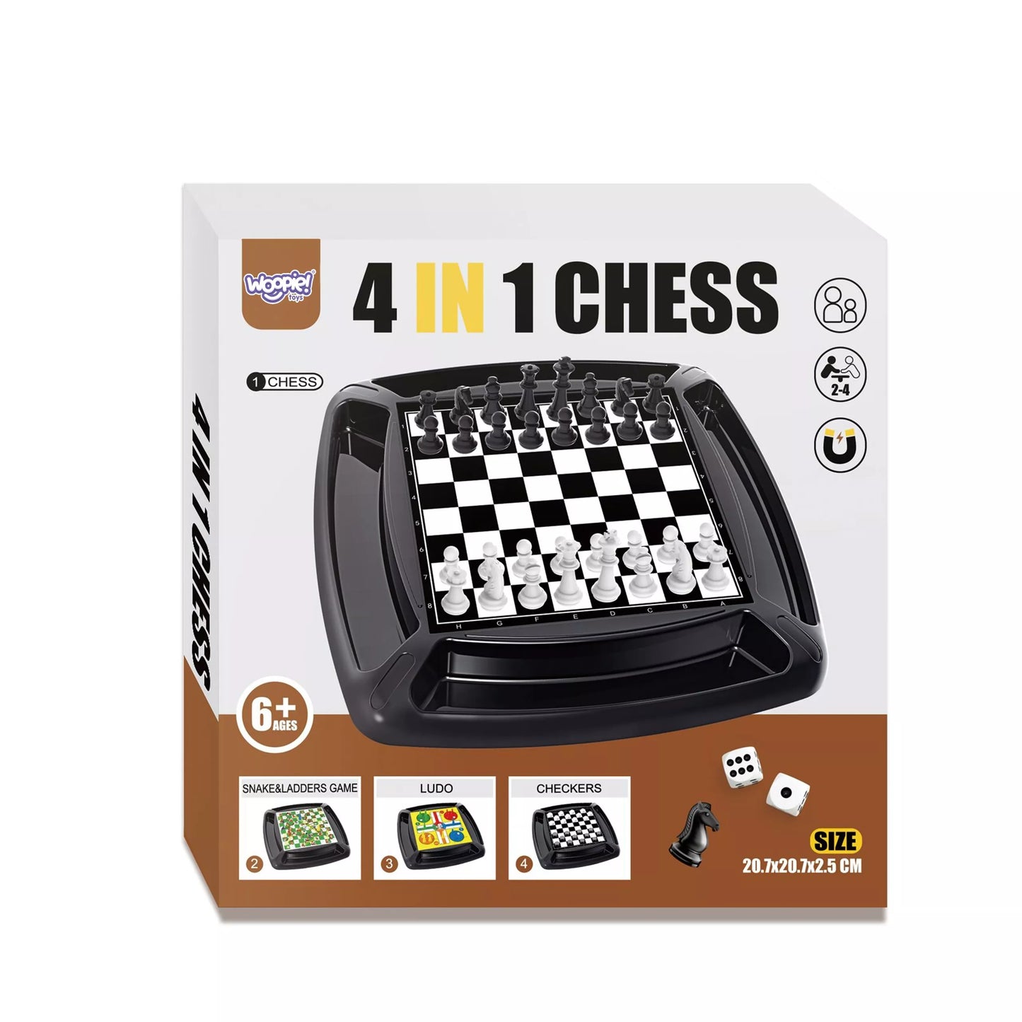 4in1 stalo žaidimų rinkinys