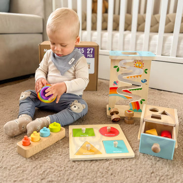 WOOPIE GREEN Box 6in1 Montessori Educational Sensory