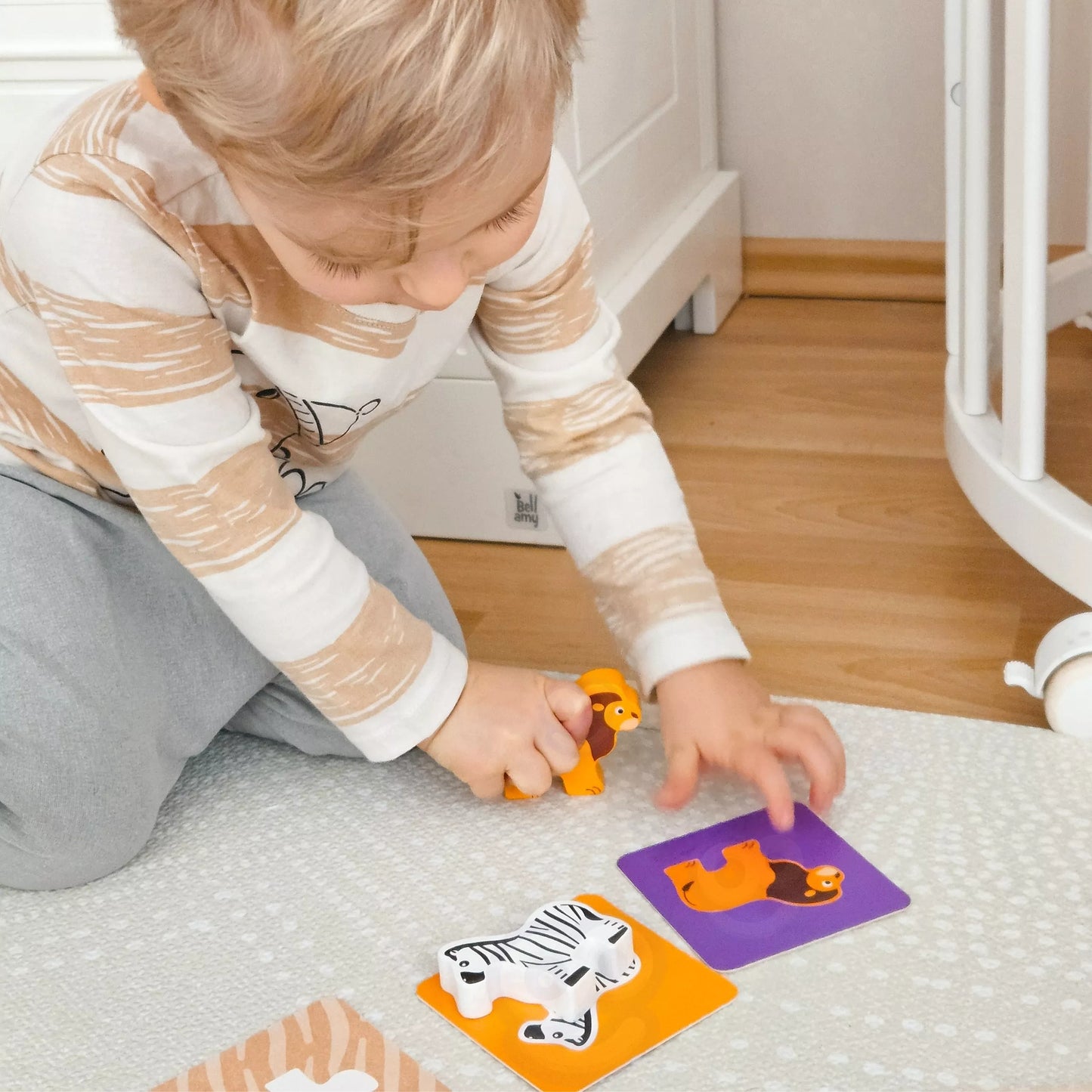 WOOPIE GREEN Box XXL Montessori Box Educational 7in1 Sensorinė 31-36 mėn.