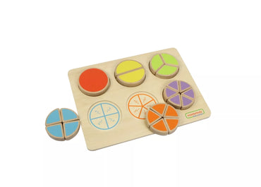 MASTERKIDZ medinė matematinė dėlionė – trupmenos