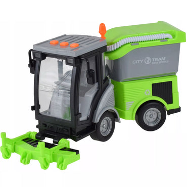 WOOPIE City Sweeper 1:16 Žaliojo garso ir šviesos efektai