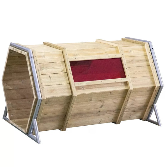 CLASSIC WORLD EDU medinis žaidimų aikštelės pagrindas XXL šliaužimo tunelis