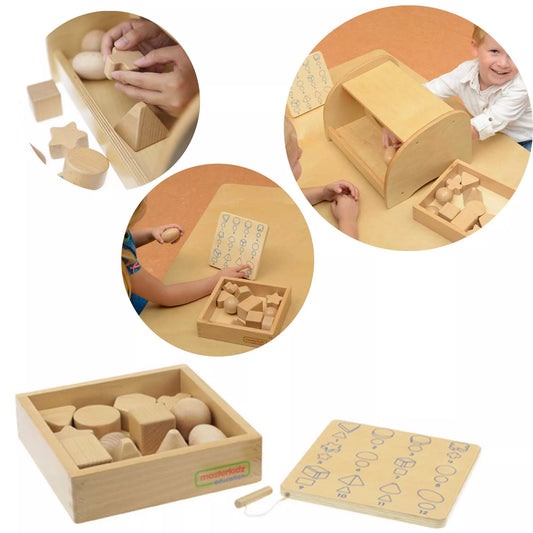 MASTERKIDZ Atspėk lietimu Atspėk formas 12 elementų