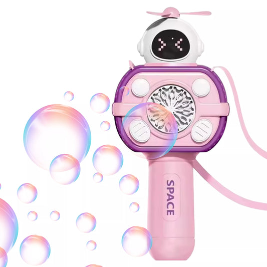 WOOPIE Astronauto burbulų aparatas rožinis