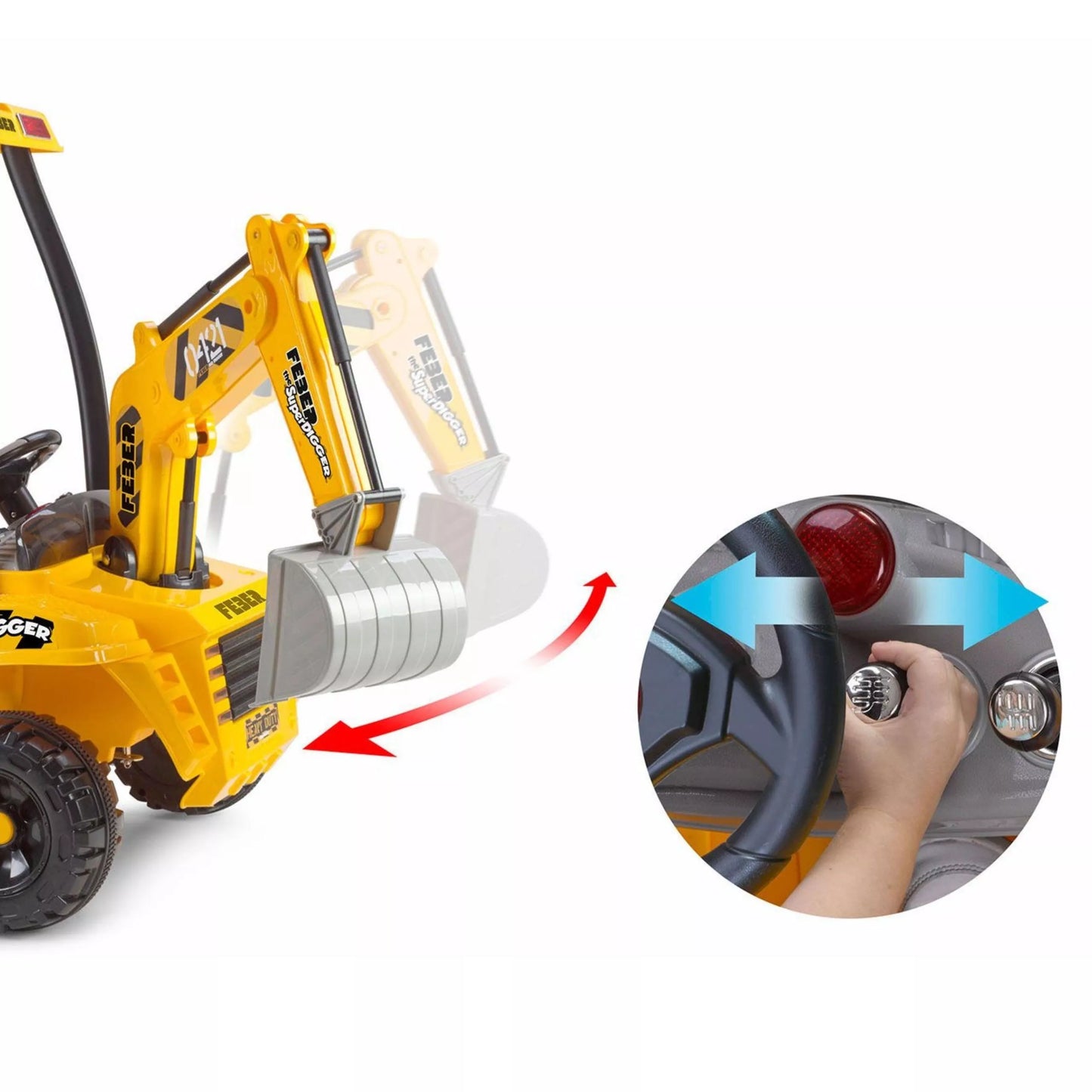 Feber elektrinis ekskavatorius „Super Digger 12V LT“