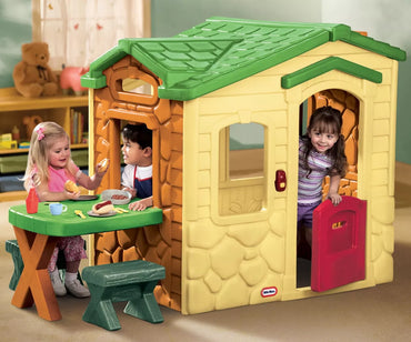 Little Tikes žaidimų namelis su virtuvėle, staliuku ir 19 priedų