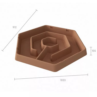 MASTERKIDZ Šešiakampis labirinto padėklas, skirtas žaisti su smėliu ir vandeniu