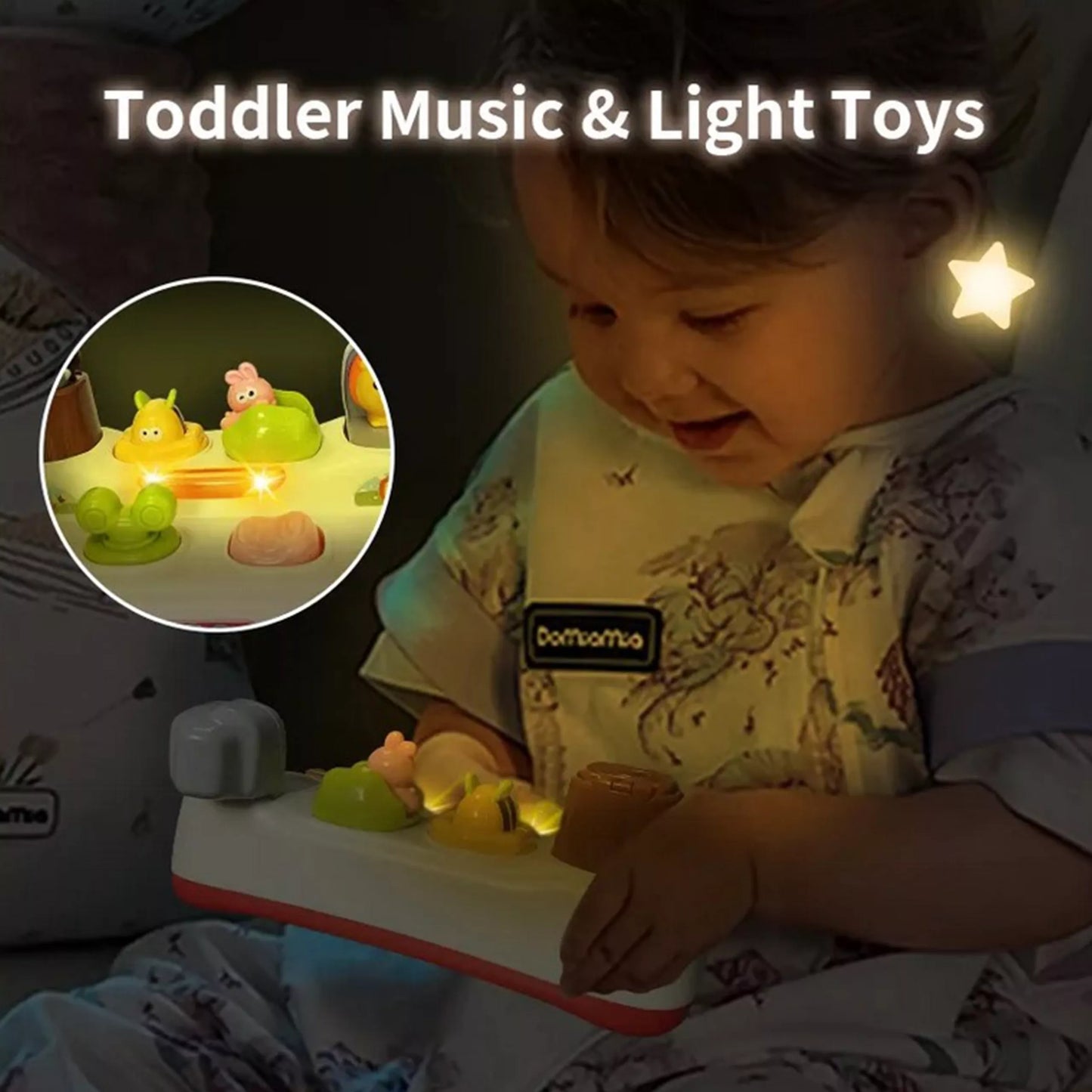 WOOPIE BABY edukacinis žaislas iššokantis zoologijos sodo gyvūnas